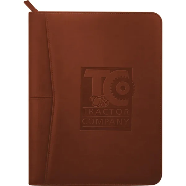 Zippered padfolio with multiple pockets, writing pad, two USB flash drive... from ASI 66887 PCNA / Leeds