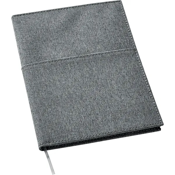 5" x 7" refillable notebook with a strap closure, pen loop,... from ASI 66887 PCNA / Bullet
