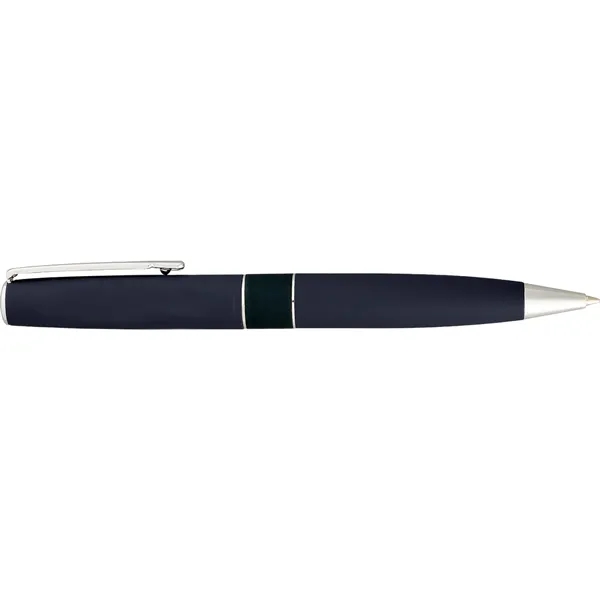 Twist-action ballpoint pen with spray rubber coat finish, black ink and... from ASI 66887 PCNA / Leeds