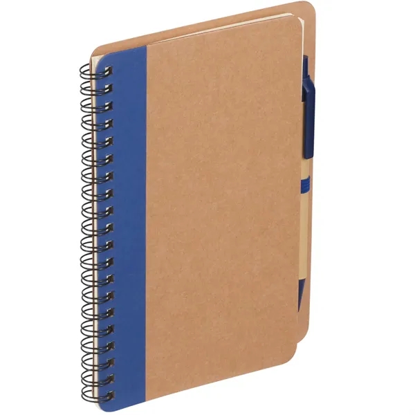 5" x 7" spiral-bound notebook with 60 cream-colored ruled pages, elastic... from ASI 66887 PCNA / Bullet