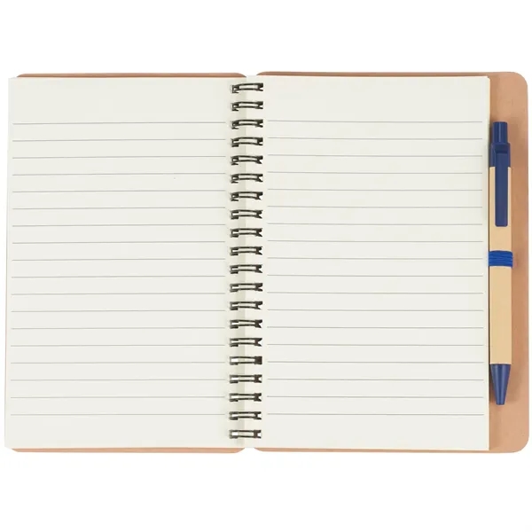 5" x 7" spiral-bound notebook with 60 cream-colored ruled pages, elastic... from ASI 66887 PCNA / Bullet
