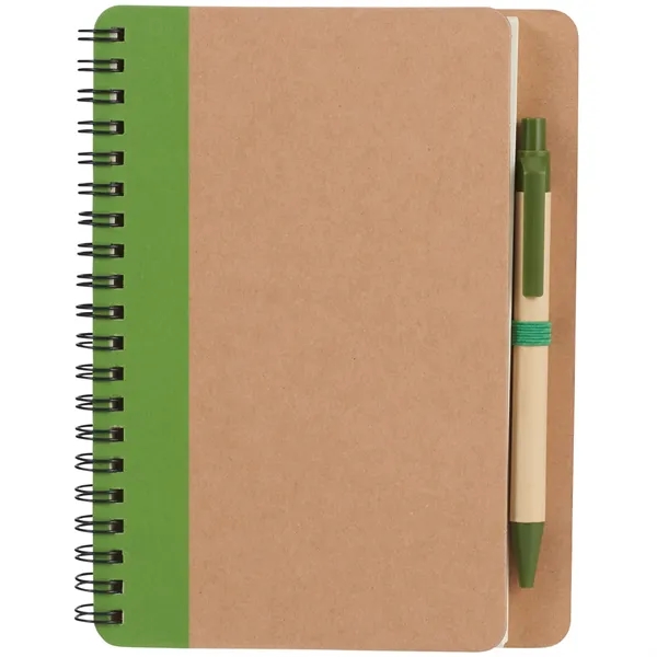 5" x 7" spiral-bound notebook with 60 cream-colored ruled pages, elastic... from ASI 66887 PCNA / Bullet