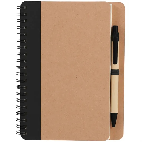 5" x 7" spiral-bound notebook with 60 cream-colored ruled pages, elastic... from ASI 66887 PCNA / Bullet