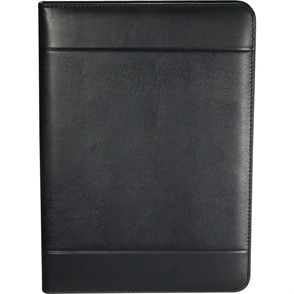Zippered pad folio with writing pad, pen loop, document pocket, two... from ASI 66887 PCNA / Leeds