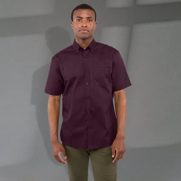 S-5XL men's dress shirt with short sleeves... from ASI 66887 PCNA / Trimark
