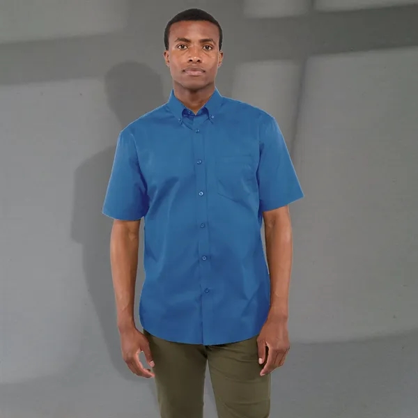 S-5XL men's dress shirt with short sleeves... from ASI 66887 PCNA / Trimark