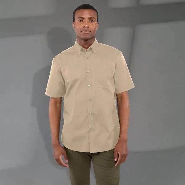 S-5XL men's dress shirt with short sleeves... from ASI 66887 PCNA / Trimark