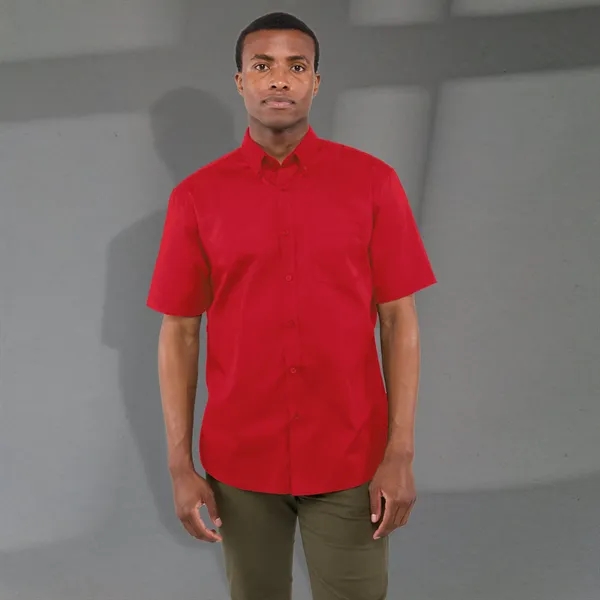 S-5XL men's dress shirt with short sleeves... from ASI 66887 PCNA / Trimark