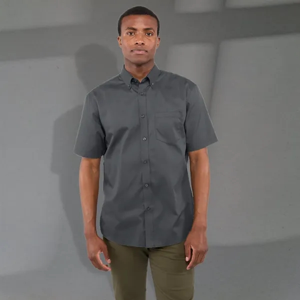 S-5XL men's dress shirt with short sleeves... from ASI 66887 PCNA / Trimark