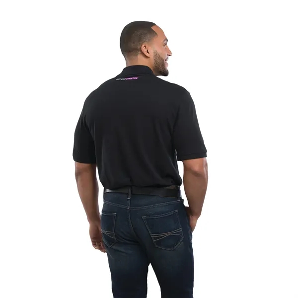 Men's short sleeve polo shirt made with a cotton-polyester blend and... from ASI 66887 PCNA / Trimark
