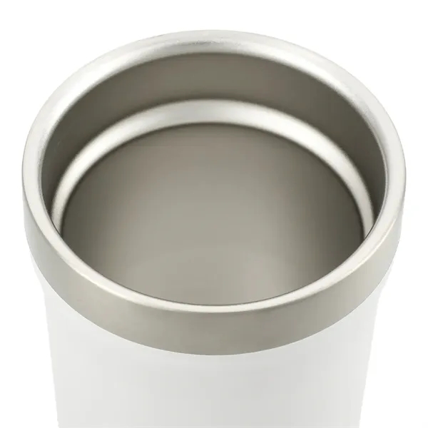 2-in-1, 12 oz. double wall insulated stainless steel cooler with lid.... from ASI 66887 PCNA / Leeds