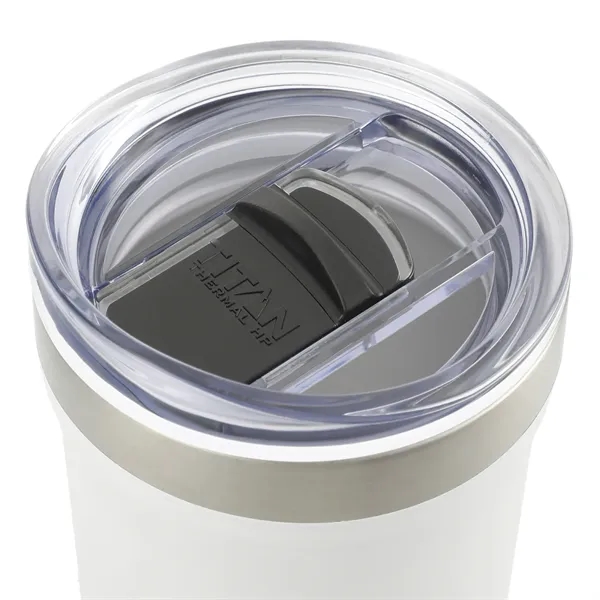 2-in-1, 12 oz. double wall insulated stainless steel cooler with lid.... from ASI 66887 PCNA / Leeds