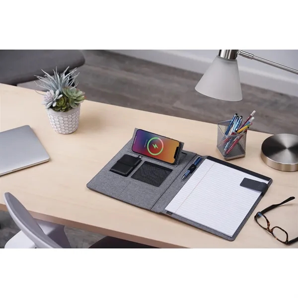 8.5'' x 11'' notebook and wireless charger... from ASI 66887 PCNA / Leeds