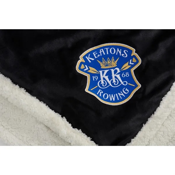 50" x 60" blanket made of 100% Recycled PET Sherpa.... from ASI 66887 PCNA / Leeds