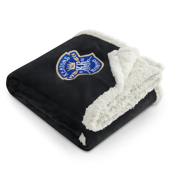50" x 60" blanket made of 100% Recycled PET Sherpa.... from ASI 66887 PCNA / Leeds