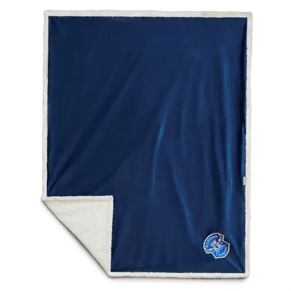 50" x 60" blanket made of 100% Recycled PET Sherpa.... from ASI 66887 PCNA / Leeds