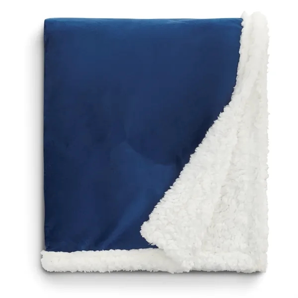 50" x 60" blanket made of 100% Recycled PET Sherpa.... from ASI 66887 PCNA / Leeds