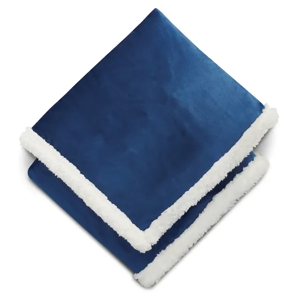 50" x 60" blanket made of 100% Recycled PET Sherpa.... from ASI 66887 PCNA / Leeds