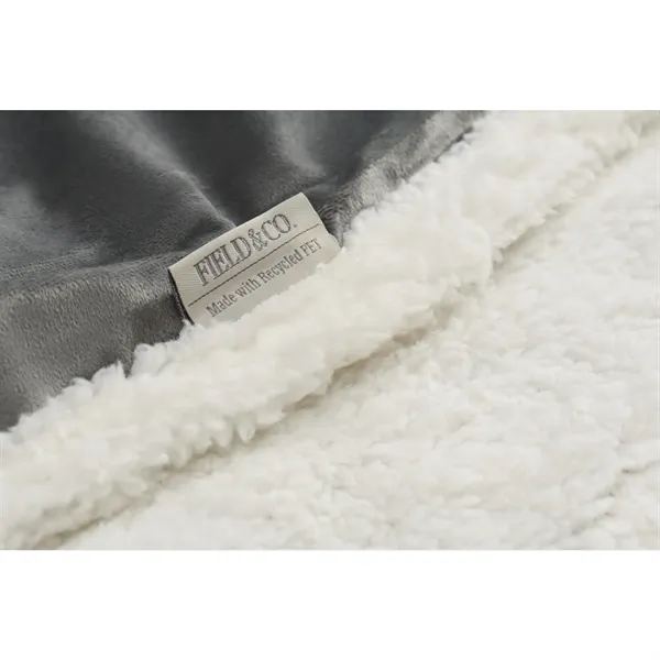 50" x 60" blanket made of 100% Recycled PET Sherpa.... from ASI 66887 PCNA / Leeds