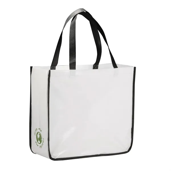 Non-woven tote bag with double 10" drop handles.... from ASI 66887 PCNA / Bullet