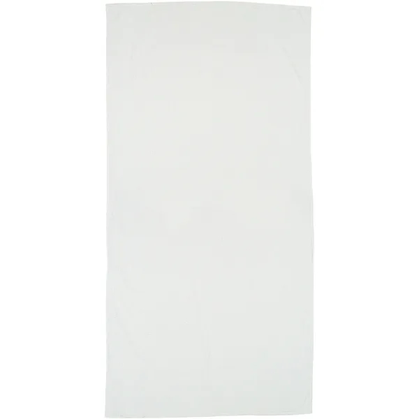 Basic Weight White Beach Towel... from ASI 66887 PCNA / Bullet
