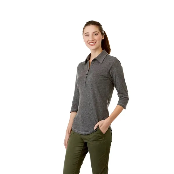 XS-2XL women's 3/4 sleeve polo shirt... from ASI 66887 PCNA