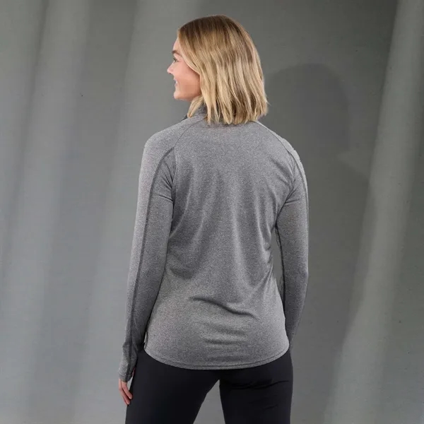 Women's quarter-zip knit top.... from ASI 66887 PCNA / Trimark
