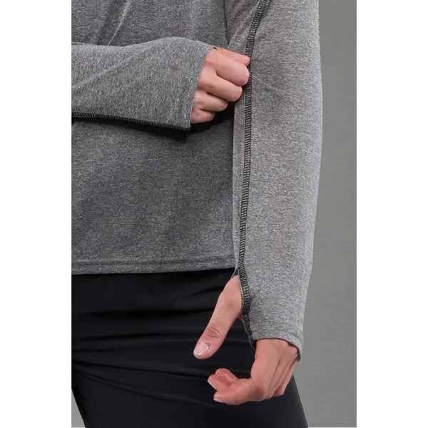 Women's quarter-zip knit top.... from ASI 66887 PCNA / Trimark