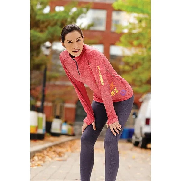 Women's quarter-zip knit top.... from ASI 66887 PCNA / Trimark