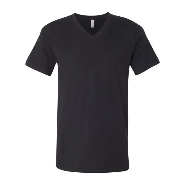 Adult short sleeve v-neck t-shirt with hemmed sleeves. Blank product.... from ASI 84358 S&S Activewear