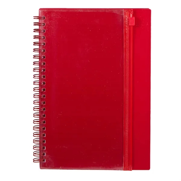 5.5" x 8.5" Spiral Notebook with Clear Pocket... from ASI 66887 PCNA / Bullet