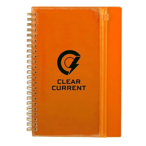 5.5" x 8.5" Spiral Notebook with Clear Pocket... from ASI 66887 PCNA / Bullet