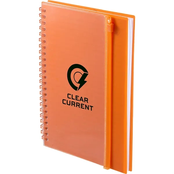5.5" x 8.5" Spiral Notebook with Clear Pocket... from ASI 66887 PCNA / Bullet