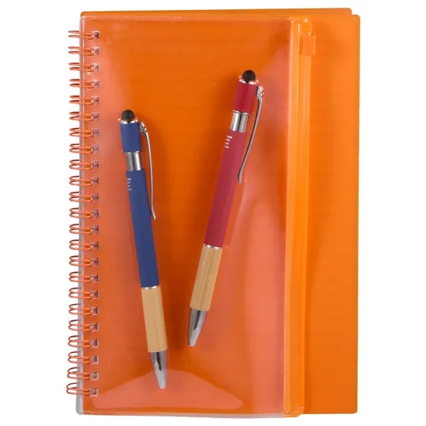5.5" x 8.5" Spiral Notebook with Clear Pocket... from ASI 66887 PCNA / Bullet