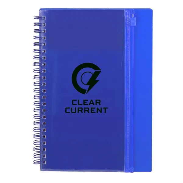 5.5" x 8.5" Spiral Notebook with Clear Pocket... from ASI 66887 PCNA / Bullet