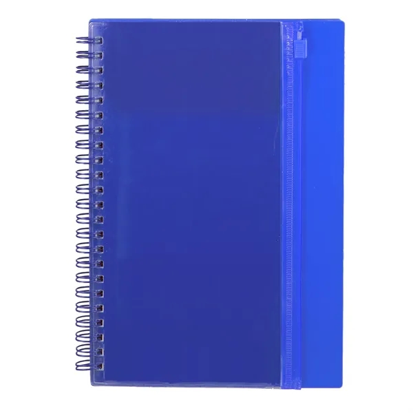 5.5" x 8.5" Spiral Notebook with Clear Pocket... from ASI 66887 PCNA / Bullet