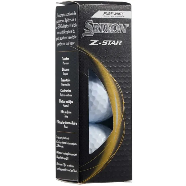 Srixon Z-STAR Golf Balls - 3 Pack... from ASI 66887 PCNA / Leeds