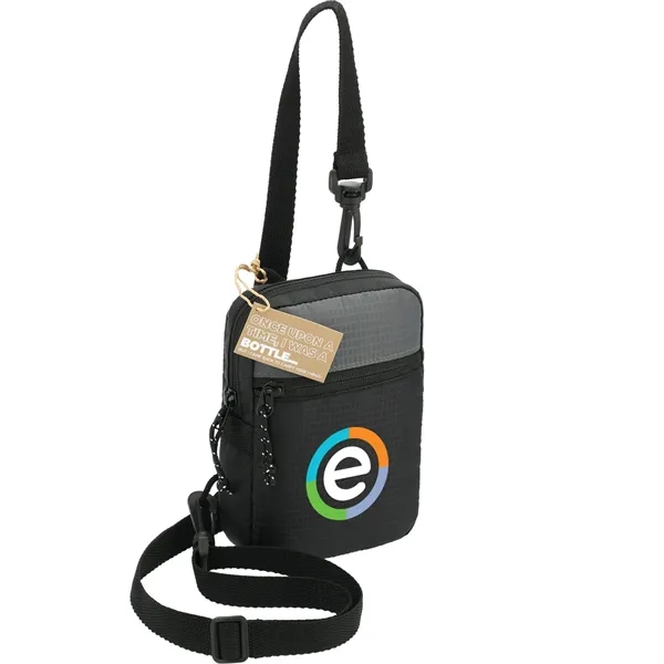 Crossbody pouch with zippered compartment and adjustable strap.... from ASI 66887 PCNA / Leeds