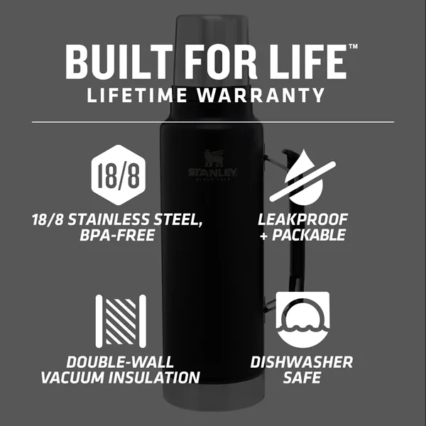 48 oz. stainless steel bottle with vacuum insulation, lid and twist-and-pour... from ASI 66887 PCNA / Leeds