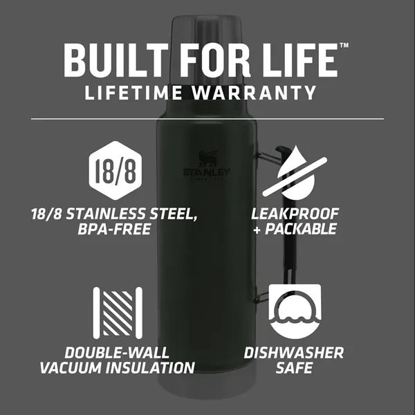 48 oz. stainless steel bottle with vacuum insulation, lid and twist-and-pour... from ASI 66887 PCNA / Leeds