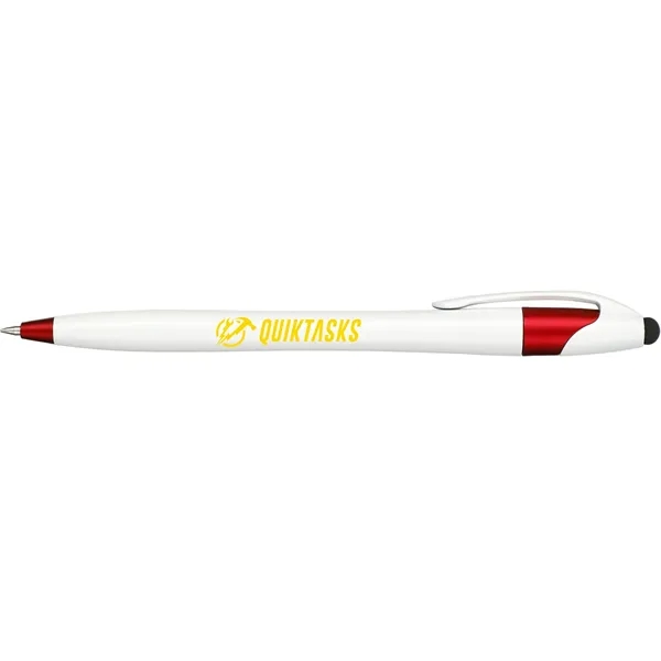 Twist action ballpoint pen with black gel ink and stylus.... from ASI 66887 PCNA / Bullet