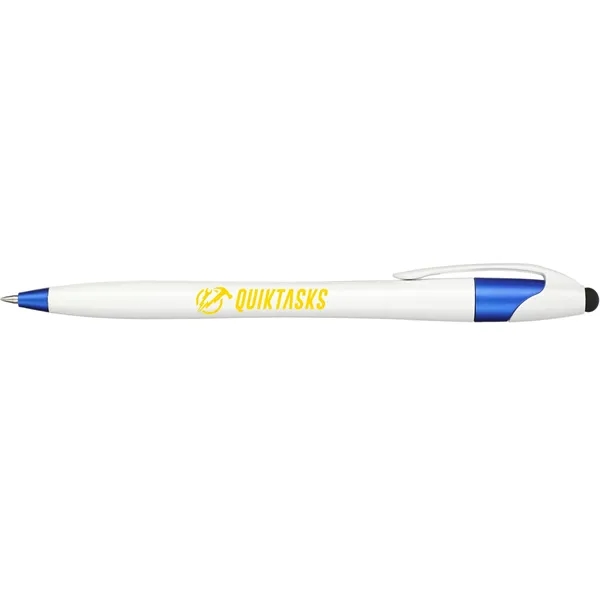 Twist action ballpoint pen with black gel ink and stylus.... from ASI 66887 PCNA / Bullet