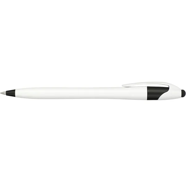 Twist action ballpoint pen with black gel ink and stylus.... from ASI 66887 PCNA / Bullet