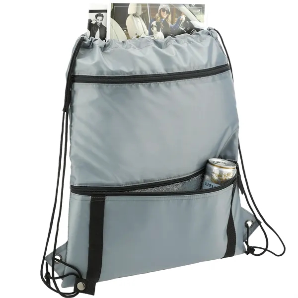 0.25" x 19.25" x 15.5" backpack with a drawstring closure... from ASI 66887 PCNA / Bullet