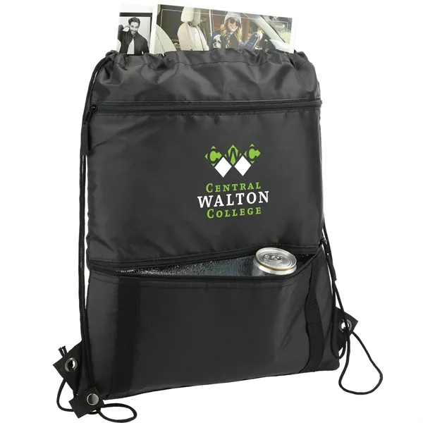 0.25" x 19.25" x 15.5" backpack with a drawstring closure... from ASI 66887 PCNA / Bullet