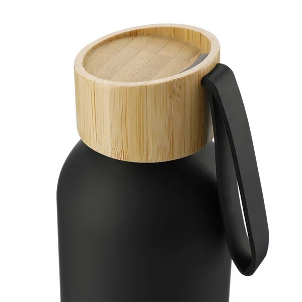 22 oz. single wall aluminum sports bottle with bamboo lid and... from ASI 66887 PCNA / Bullet