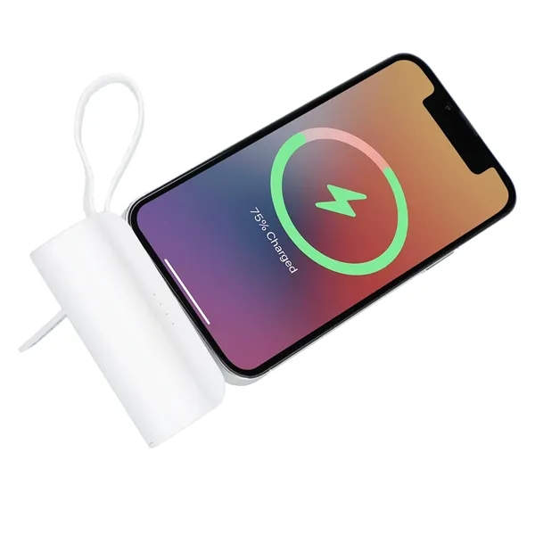 5000mAh wireless power bank with rechargeable lithium polymer battery.... from ASI 66887 PCNA / Bullet