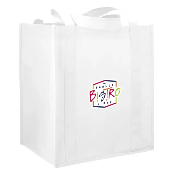 8" x 13" x 12" non-woven grocery tote made from recyclable... from ASI 66887 PCNA / Bullet