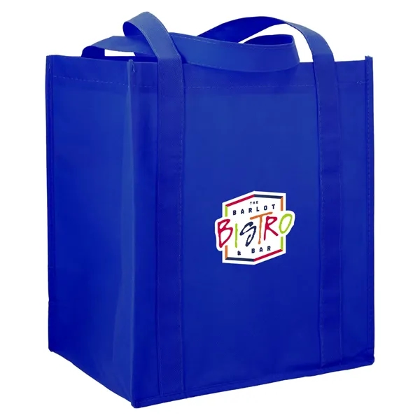8" x 13" x 12" non-woven grocery tote made from recyclable... from ASI 66887 PCNA / Bullet