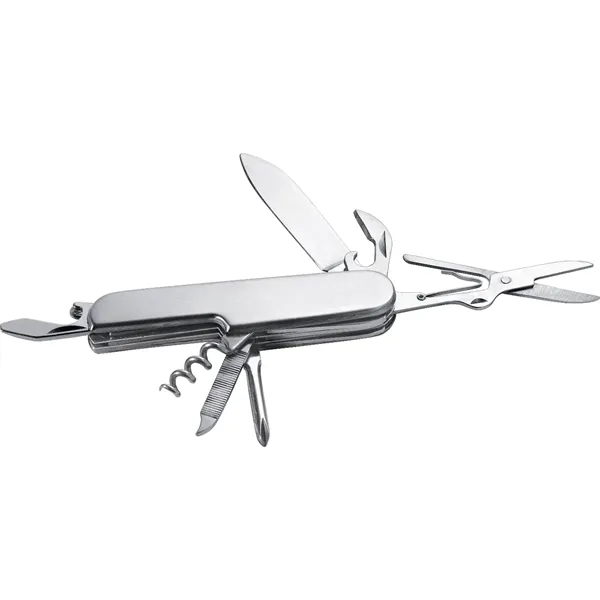 8 function stainless steel Swiss Army knife.... from ASI 66887 PCNA / Bullet